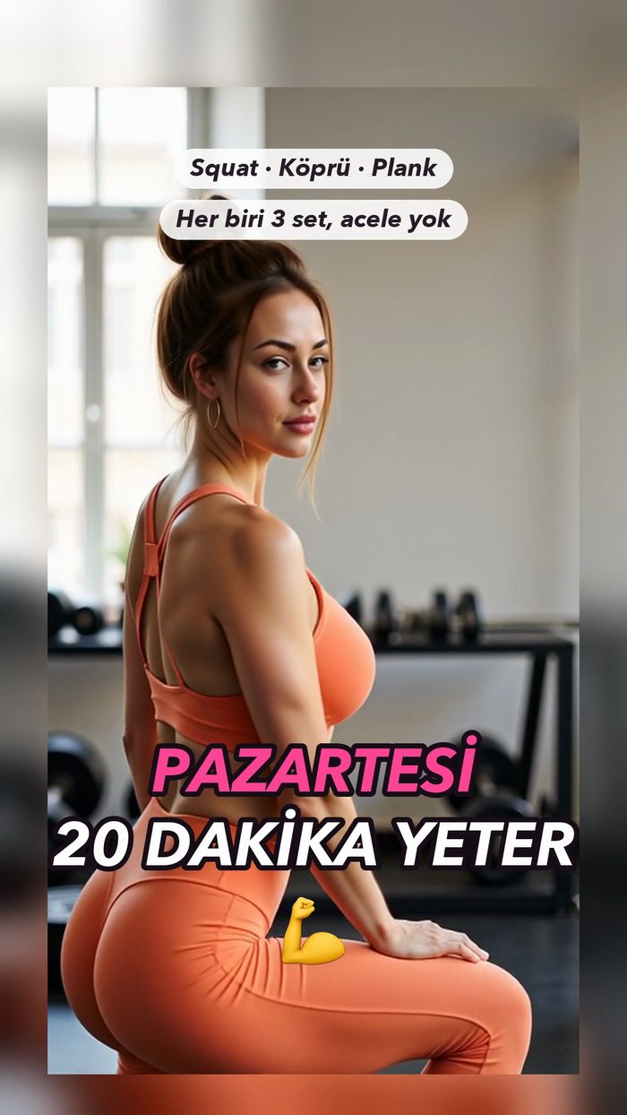 Pazartesi: 20 dakika yeter